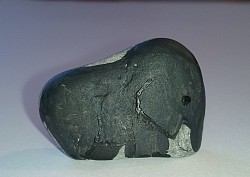 Stein bemalt Elefant